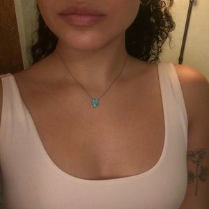 SOLD - Hamsa hand necklace